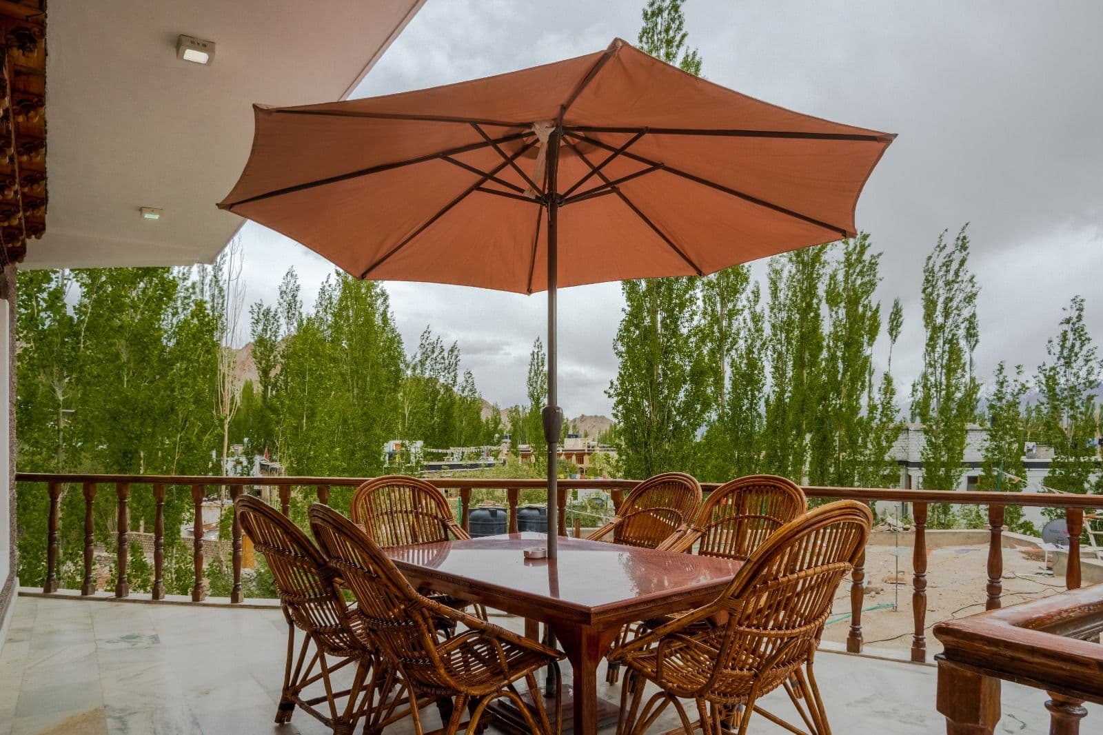Outside Seating View