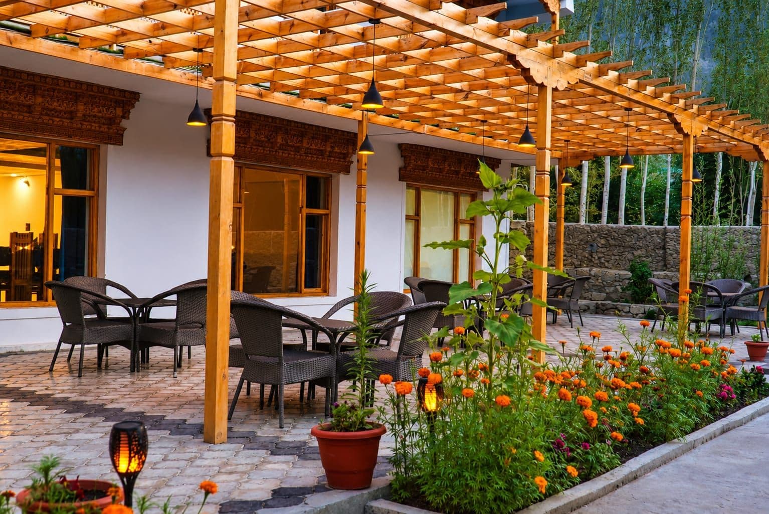 Outside Seating Area