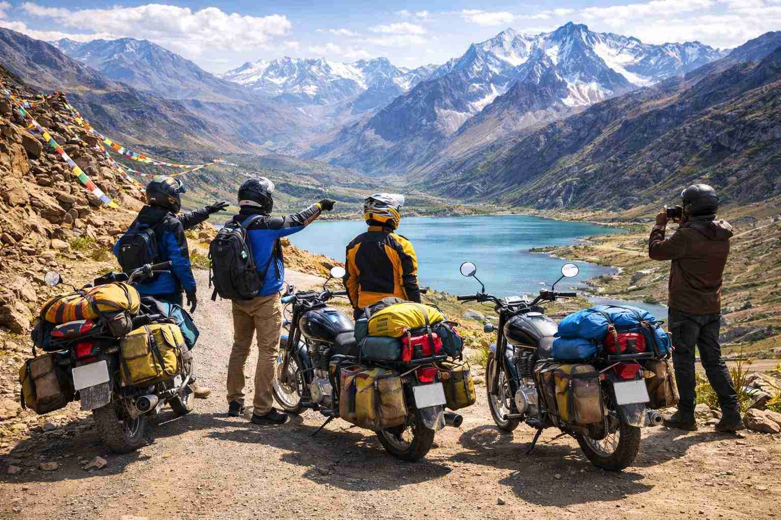 Bike Riding through Ladakh with Your Friends